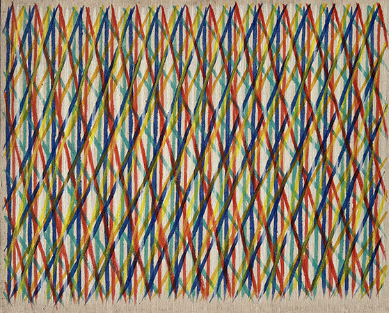 Piero Dorazio 1963
olio su tela
33 x 41.3 cm 4