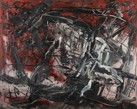 Emilio Vedova 1962
olio su tela
70 x 100 cm 2